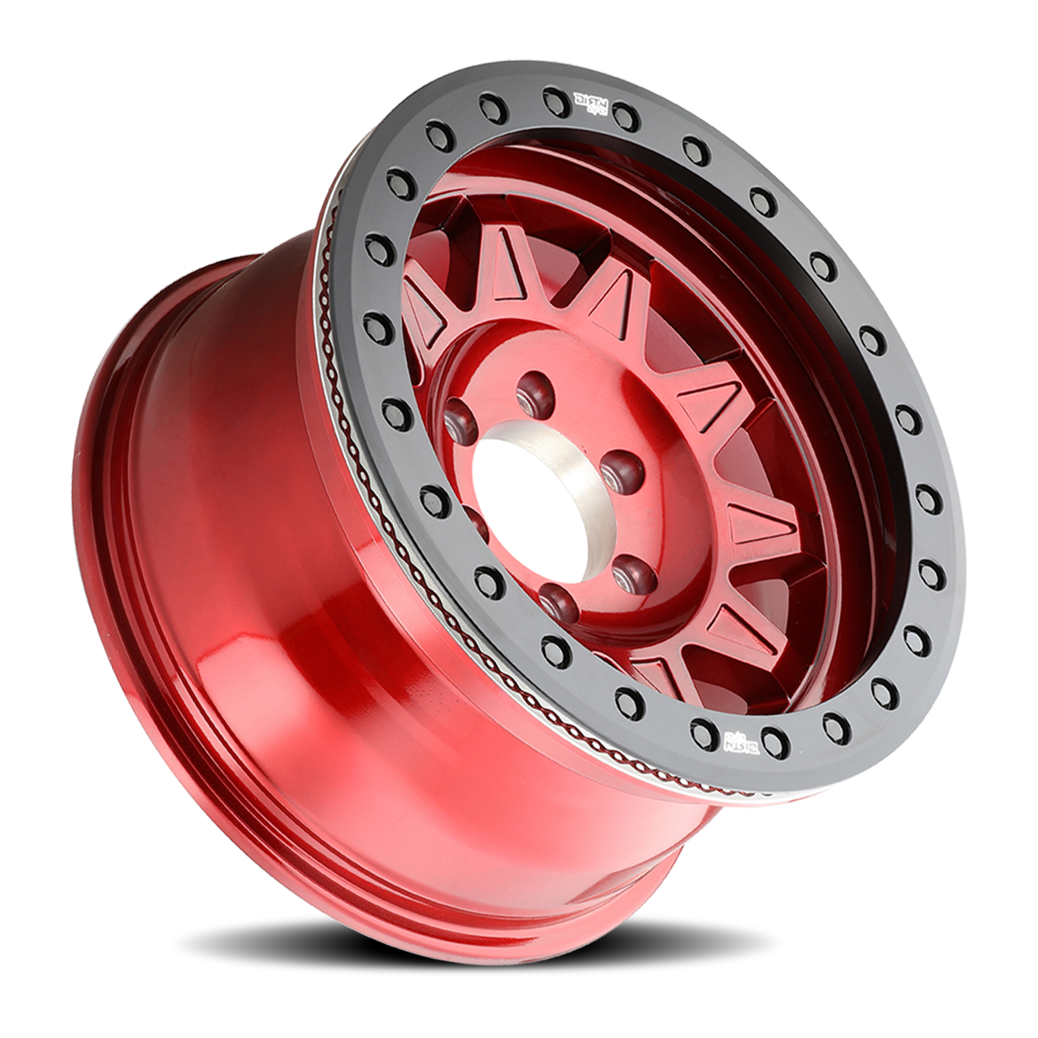 Roadkill 9302 Gloss Crimson Candy Red 17X9 Dirty Life Race Wheels-13