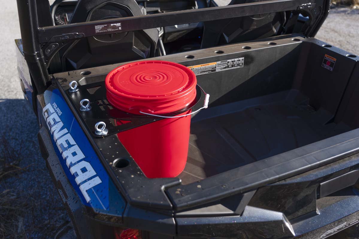 Rough Country Polaris 5-Gallon Bucket Holder 14-20 Ranger, 17-20 General Rough Country