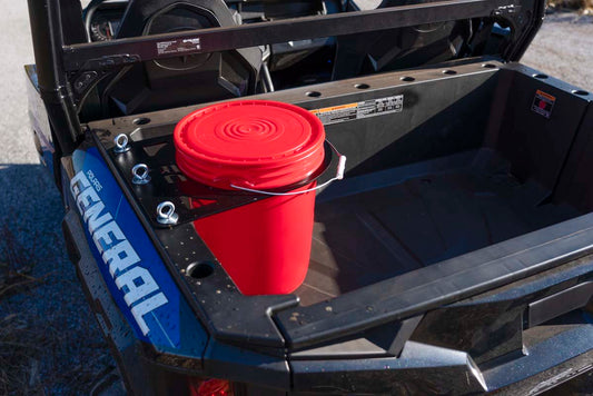 Rough Country Polaris 5-Gallon Bucket Holder 14-20 Ranger, 17-20 General Rough Country