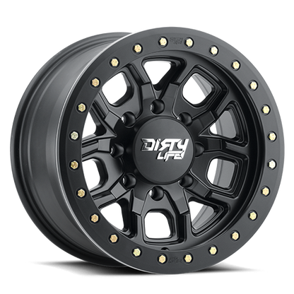 DT-1 9303 Satin Black 20X9 Dirty Life Race Wheels-11