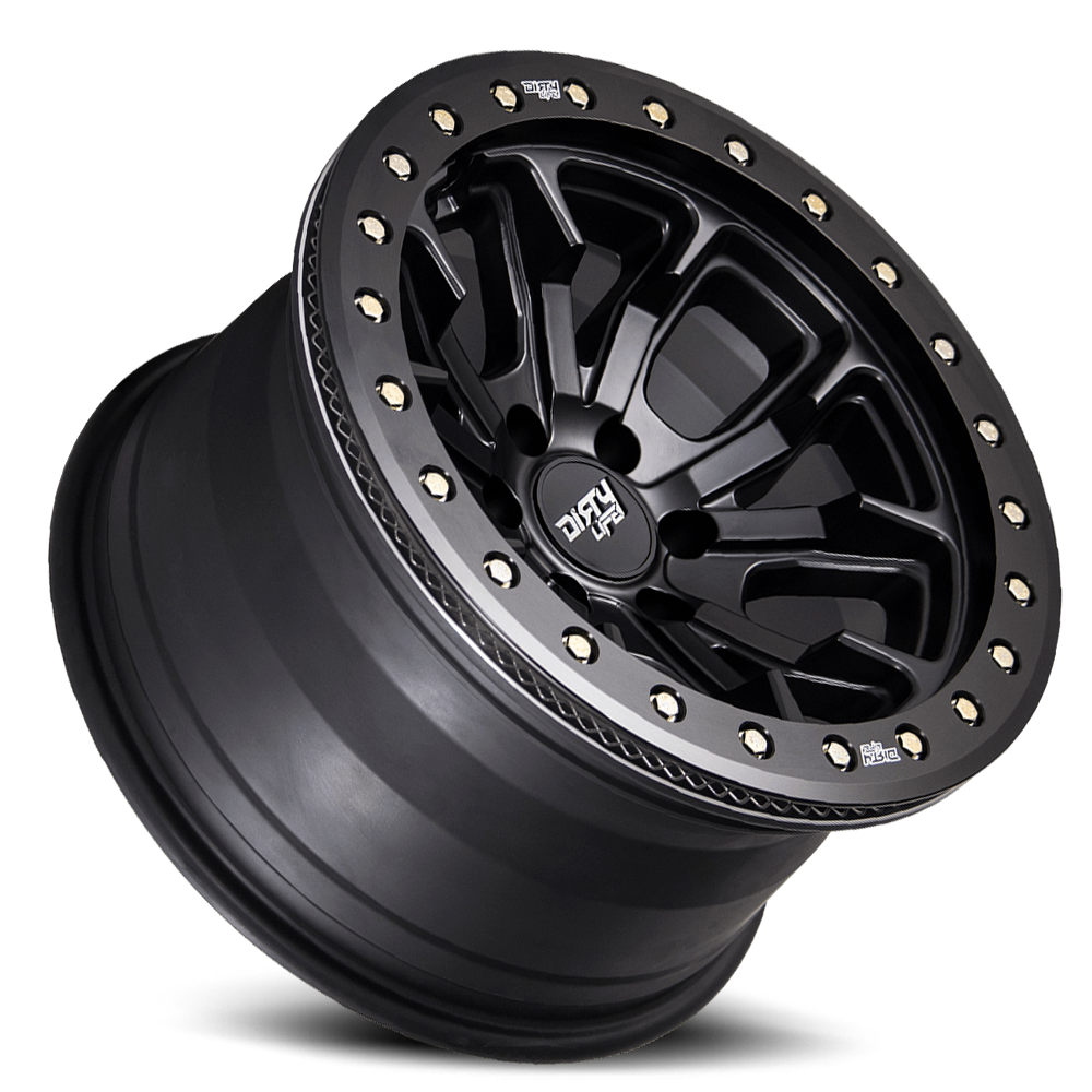 DT-1 9303 Satin Black 20X9 Dirty Life Race Wheels-10