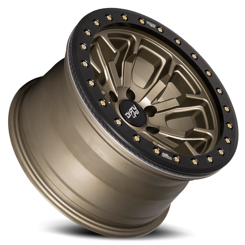 DT-1 9303 Satin Bronze 17X9 Dirty Life Race Wheels-4