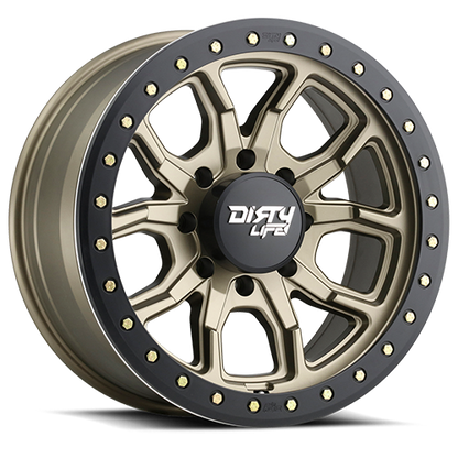 DT-1 9303 Satin Bronze 17X9 Dirty Life Race Wheels