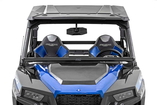 LED Light Kit Lower Windshield 50 Inch Black Single Row Polaris General XP 4 1000 Rough Country-1