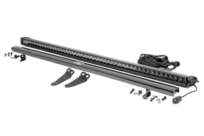 LED Light Kit Lower Windshield 50 Inch Black Single Row Polaris General XP 4 1000 Rough Country