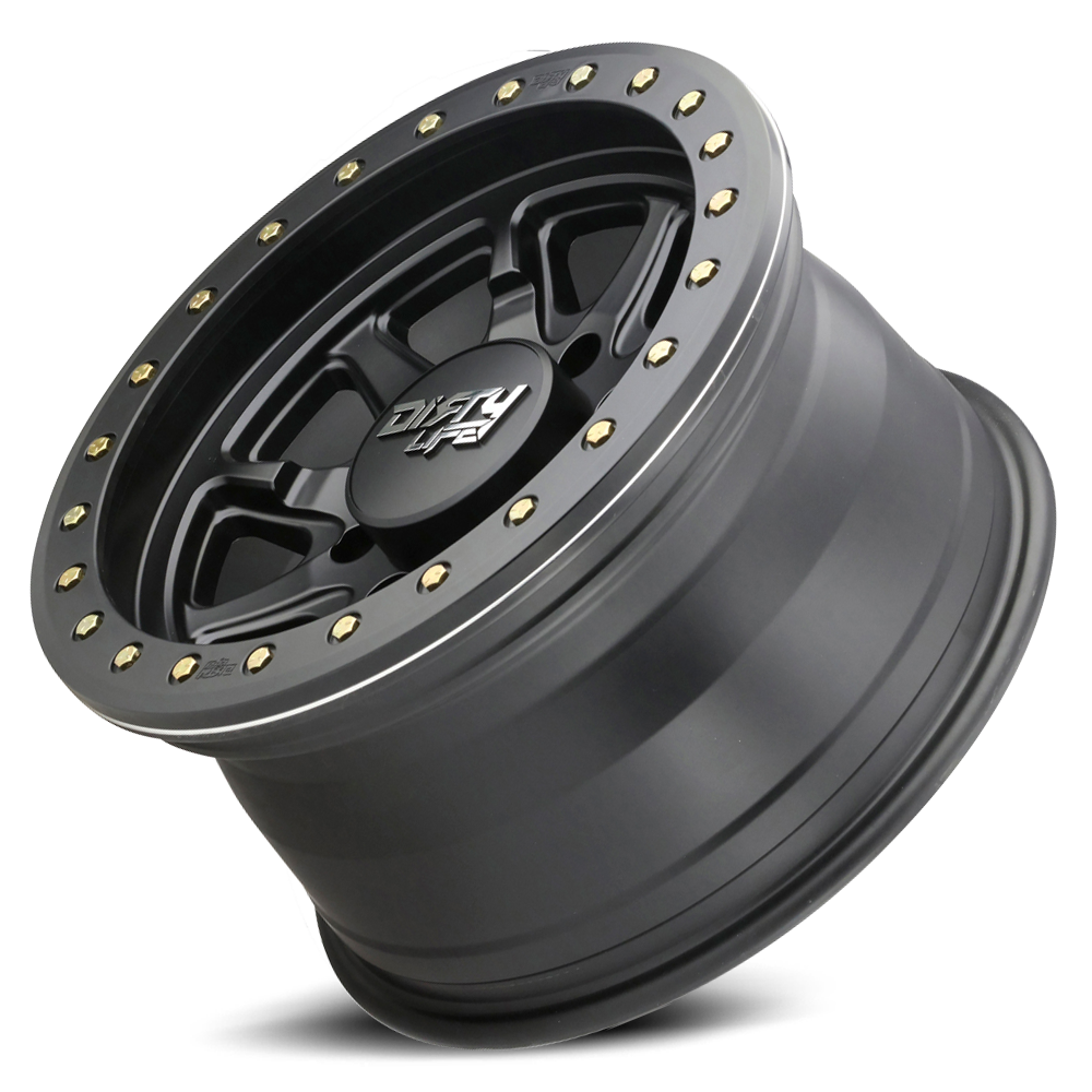 DT-2 9304 Satin Black 20X9 Dirty Life Race Wheels-9