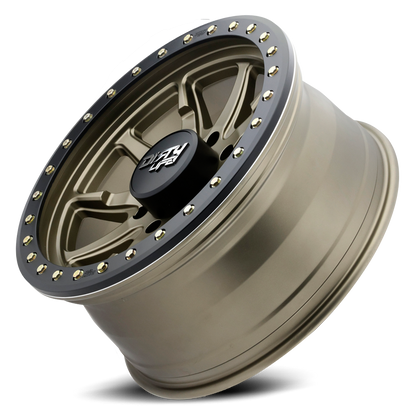 DT-2 9304 Satin Gold 17X9 Dirty Life Race Wheels-3