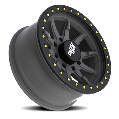 DT-2 9304 Satin Gunmetal 17X9 Dirty Life Race Wheels-3