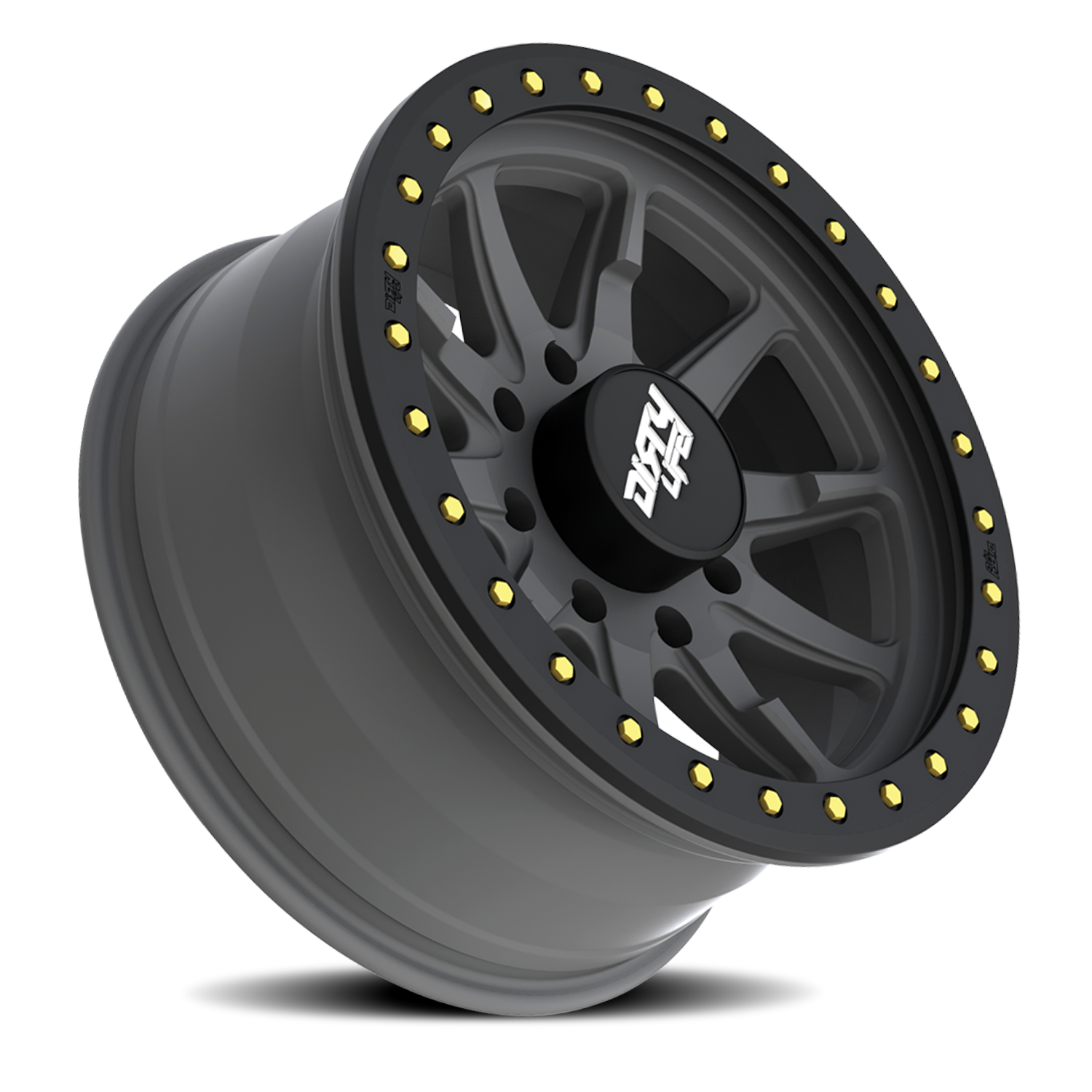 DT-2 9304 Satin Gunmetal 17X9 Dirty Life Race Wheels-1