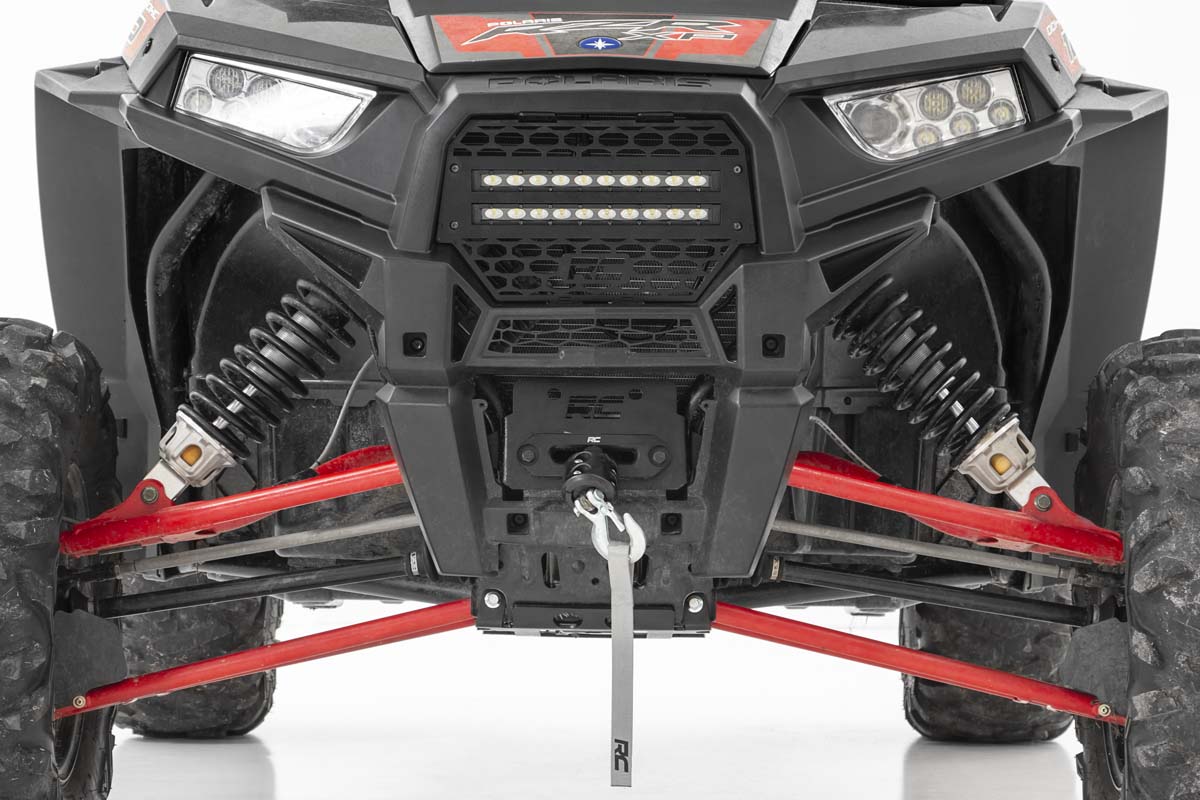 Rough Country Polaris RZR Dual 10 Inch Slimline LED Grille Kit For 14-Pres RZR 1000XP/1000S Rough Country