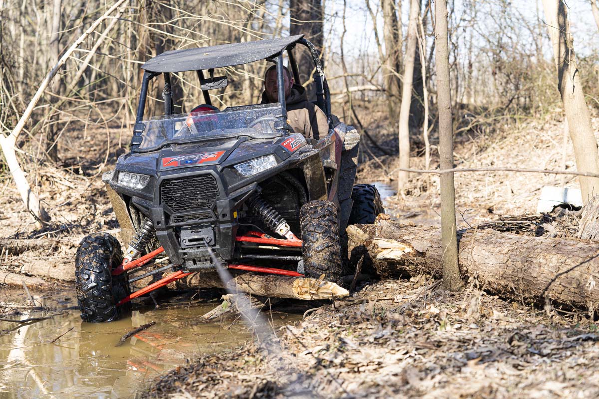 Winch Mounting Plate Polaris RZR XP 1000 Rough Country-4