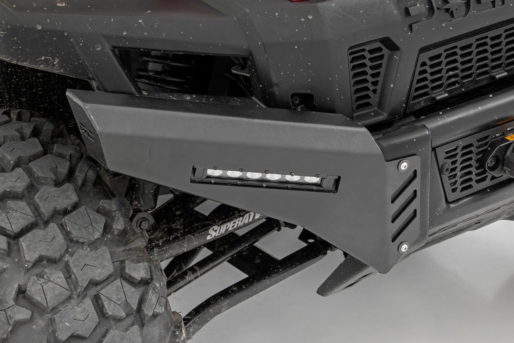 Rough Country Polaris Front Bumper Panels w/ 6.0 Inch LED Light Bars (13-19 Ranger) Rough Country