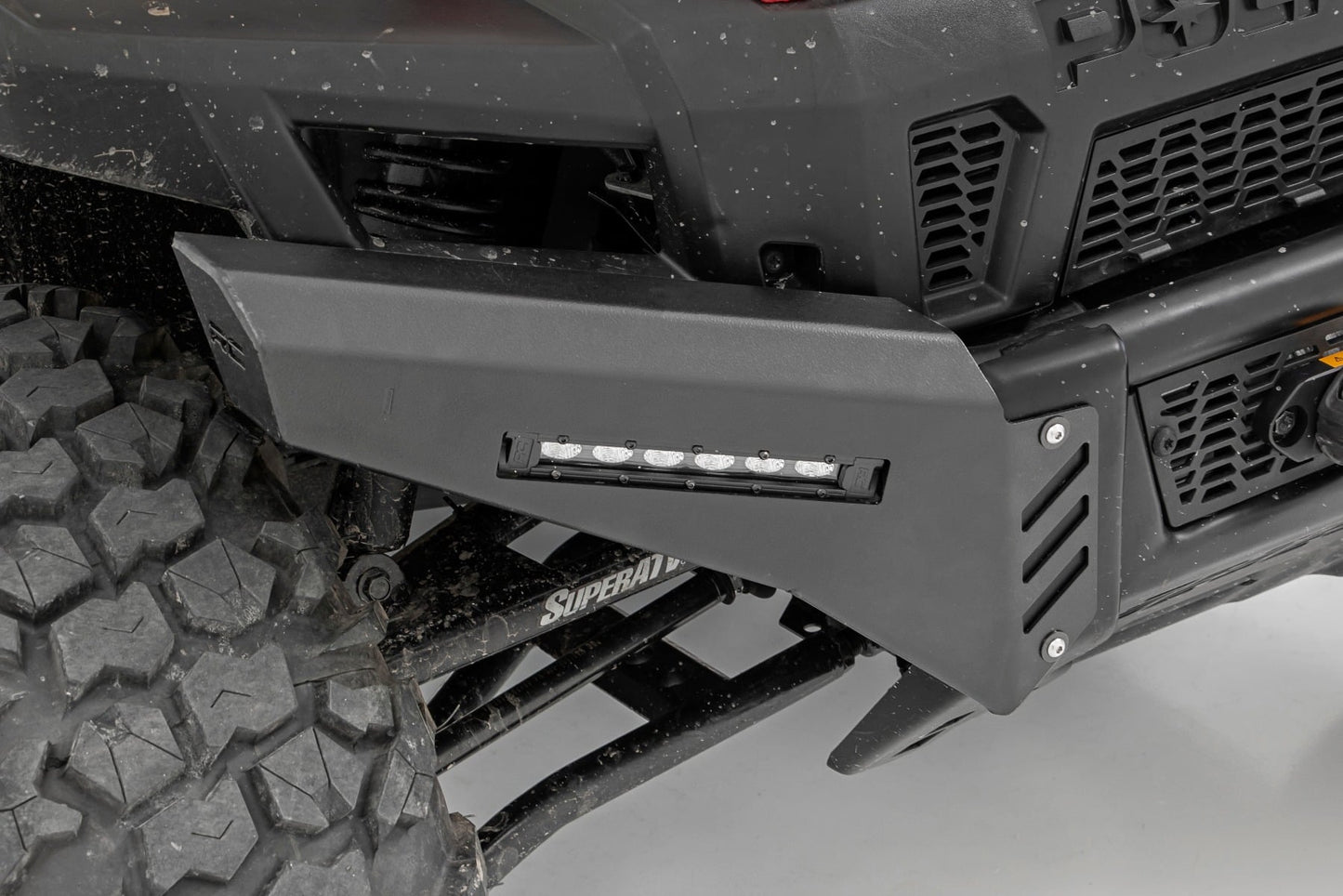 Bumper Wings 6 Inch Black Slimline LED Pair Polaris Ranger 1000/Ranger XP 900/1000 Rough Country-4