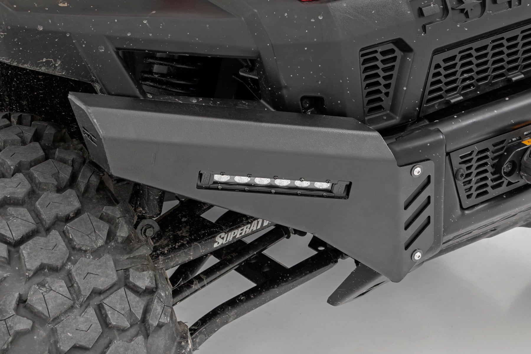 Bumper Wings 6 Inch Black Slimline LED Pair Polaris Ranger 1000/Ranger XP 900/1000 Rough Country-4