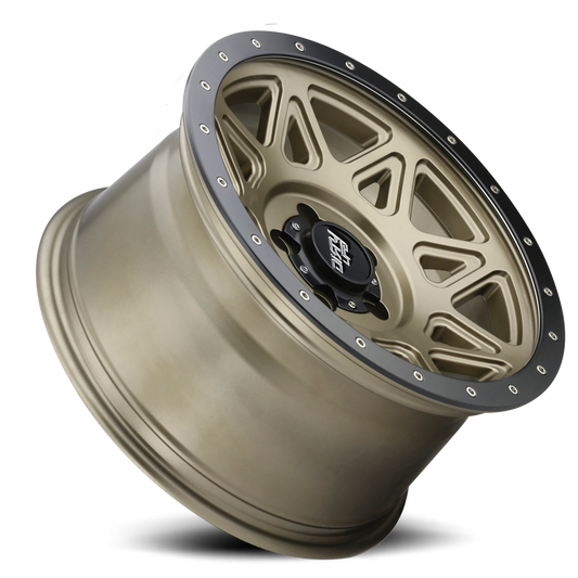 Theory 9305 Matte Gold W/Matte Black Lip 20X9 5-150 18Mm 110Mm Dirty Life Race Wheels-1