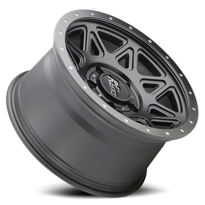 Theory 9305 Satin Black 17X9 Dirty Life Race Wheels-9