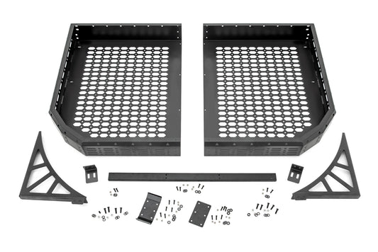 Rough Country Polaris Rear Cargo Rack w/o Cube Lights (19-20 Ranger 1000XP) Rough Country