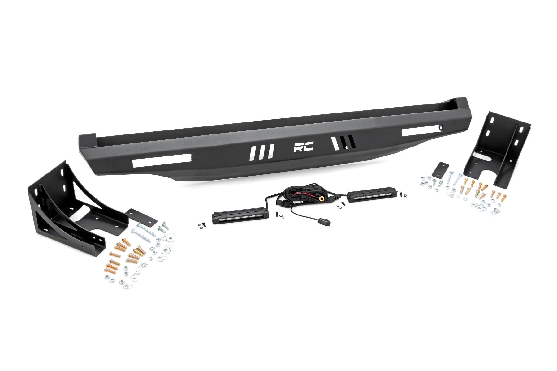 Bumper Rear 6 Inch Black Slimline LED Pair Multiple Makes & Models (Can-Am/Polaris) Rough Country