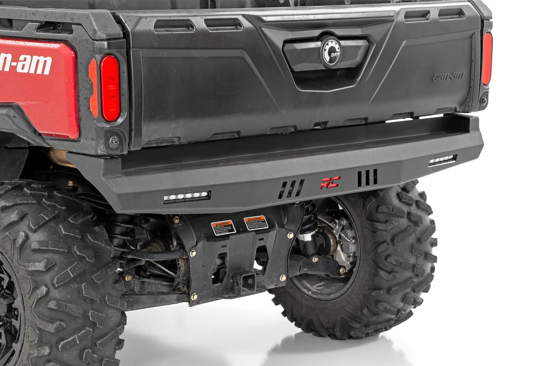 Bumper Rear 6 Inch Black Slimline LED Pair Multiple Makes & Models (Can-Am/Polaris) Rough Country-1