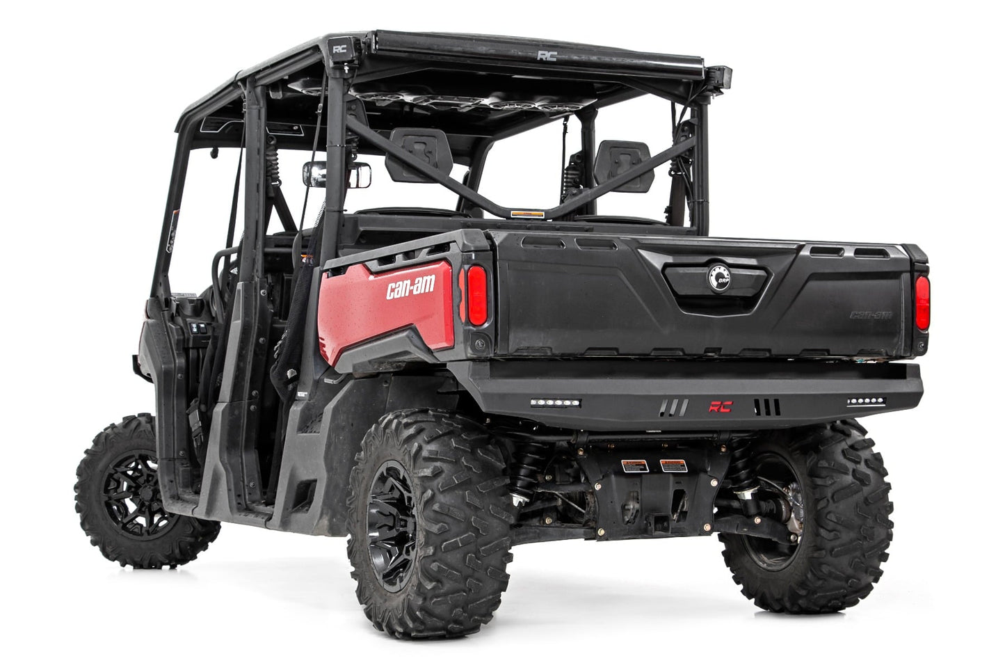 Bumper Rear 6 Inch Black Slimline LED Pair Multiple Makes & Models (Can-Am/Polaris) Rough Country-2