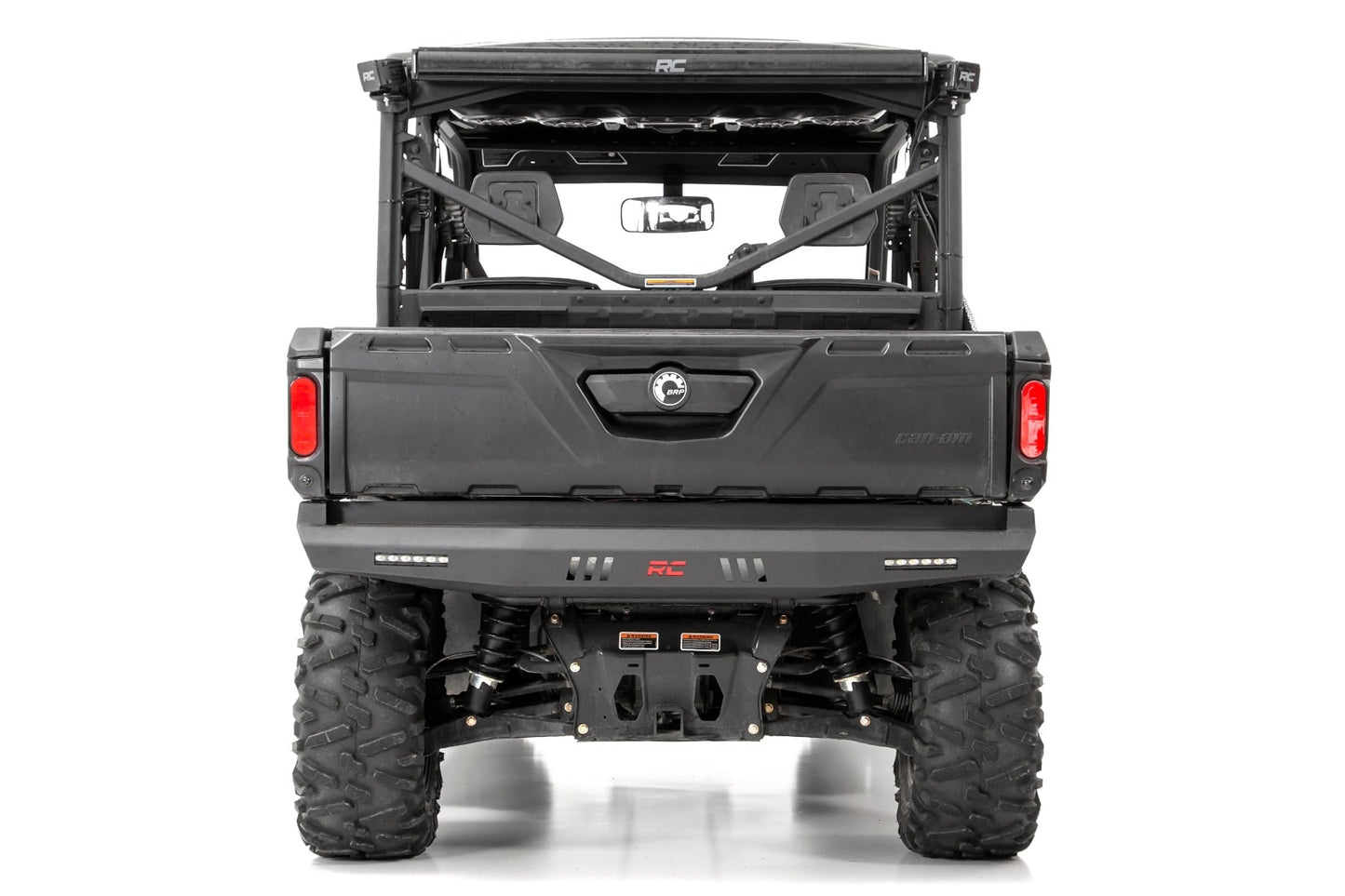 Bumper Rear 6 Inch Black Slimline LED Pair Multiple Makes & Models (Can-Am/Polaris) Rough Country-3