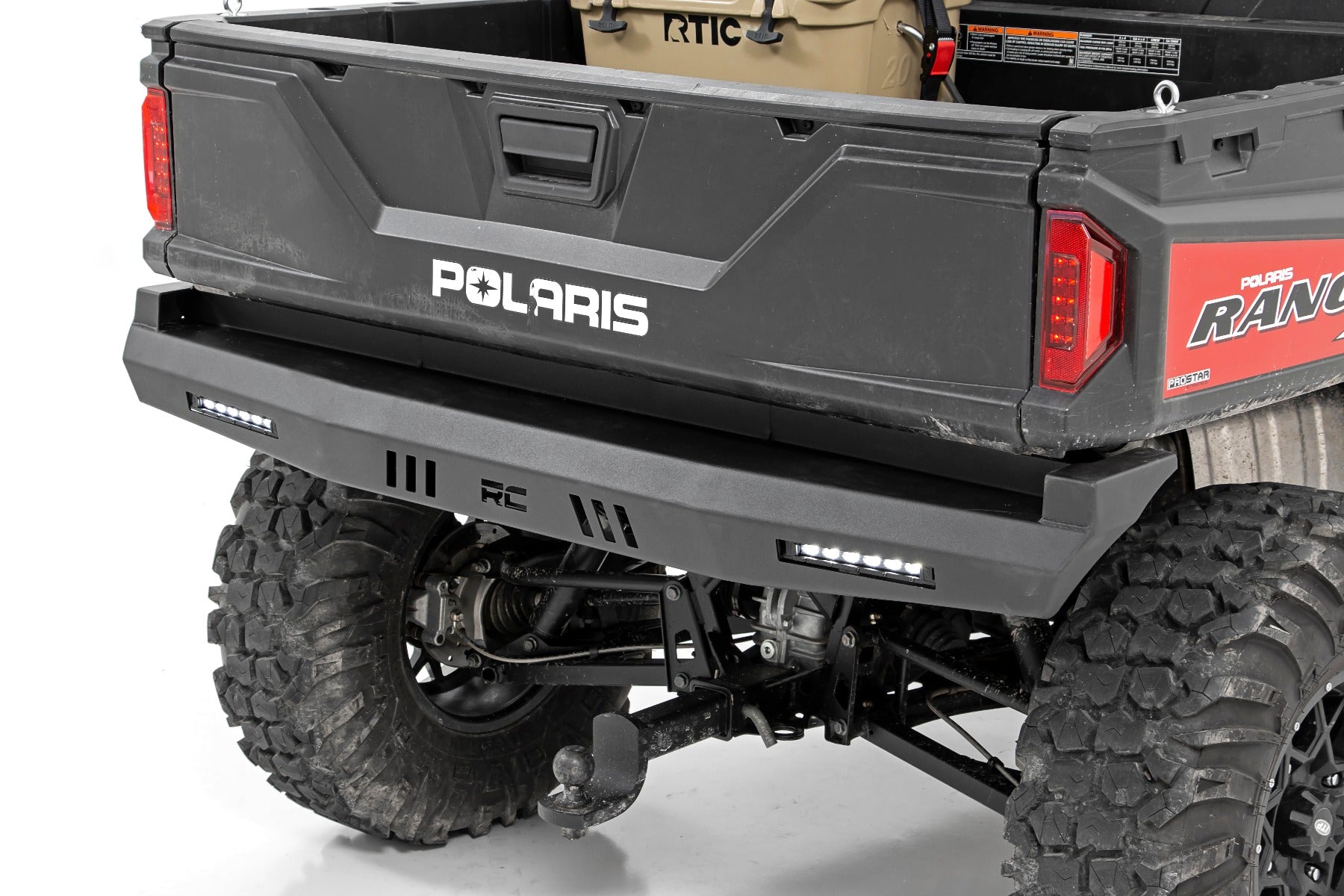 Bumper Rear 6 Inch Black Slimline LED Pair Multiple Makes & Models (Can-Am/Polaris) Rough Country-5
