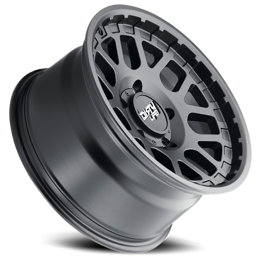 Mesa 9306 Matte Black 17X9 Dirty Life Race Wheels-7