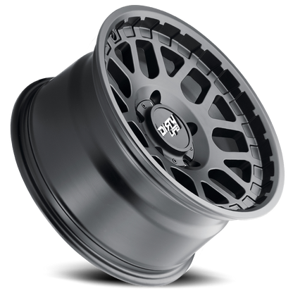 Mesa 9306 Matte Black 17X9 Dirty Life Race Wheels-3