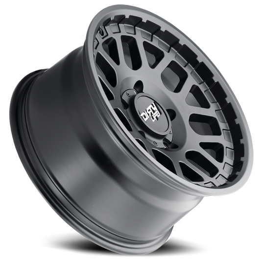 Mesa 9306 Matte Black 17X9 Dirty Life Race Wheels-1