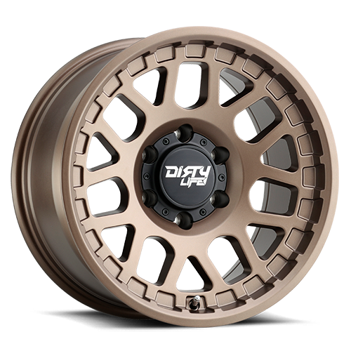 Mesa 9306 Satin Dark Bronze 17X9 Dirty Life Race Wheels-2
