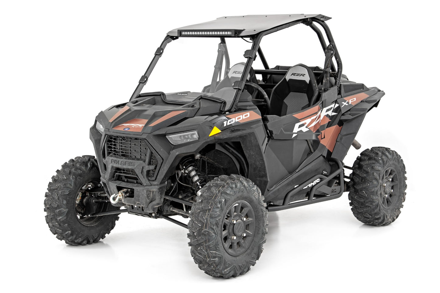 Rough Country Rock Slider Kit 2 Seater 14-22 Polaris RZR XP 1000/18-22 RZR XP Turbo S Rough Country