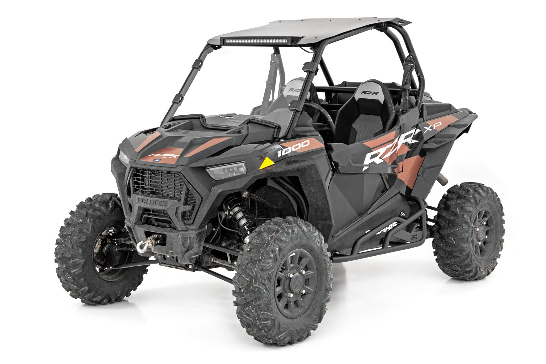 Rough Country Rock Slider Kit 2 Seater 14-22 Polaris RZR XP 1000/18-22 RZR XP Turbo S Rough Country