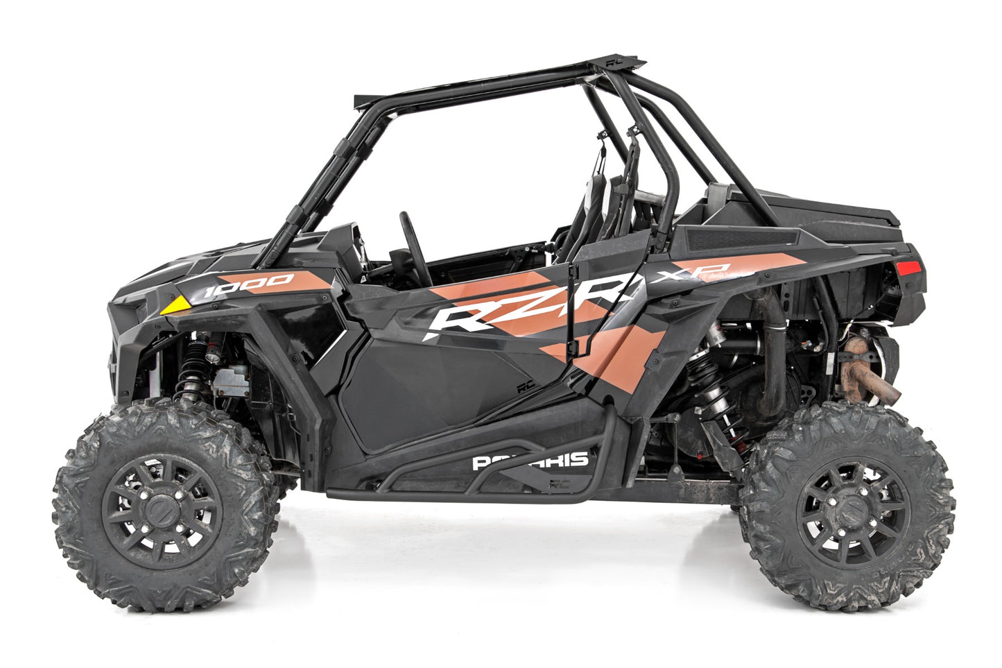 Rough Country Rock Slider Kit 2 Seater 14-22 Polaris RZR XP 1000/18-22 RZR XP Turbo S Rough Country