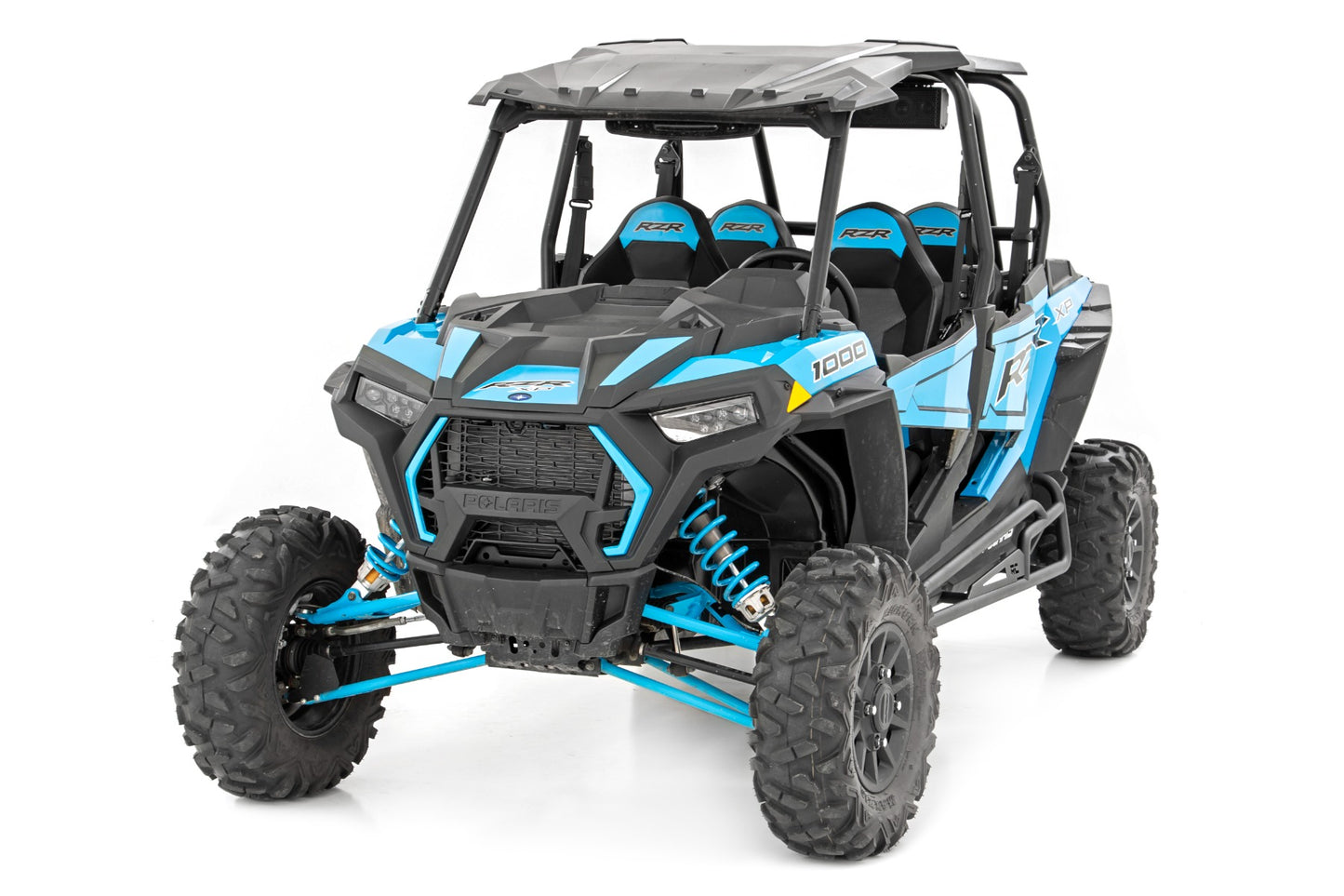 Rough Country Rock Slider Kit 4 Seater 14-22 Polaris RZR XP 1000/18-22 RZR XP Turbo S Rough Country