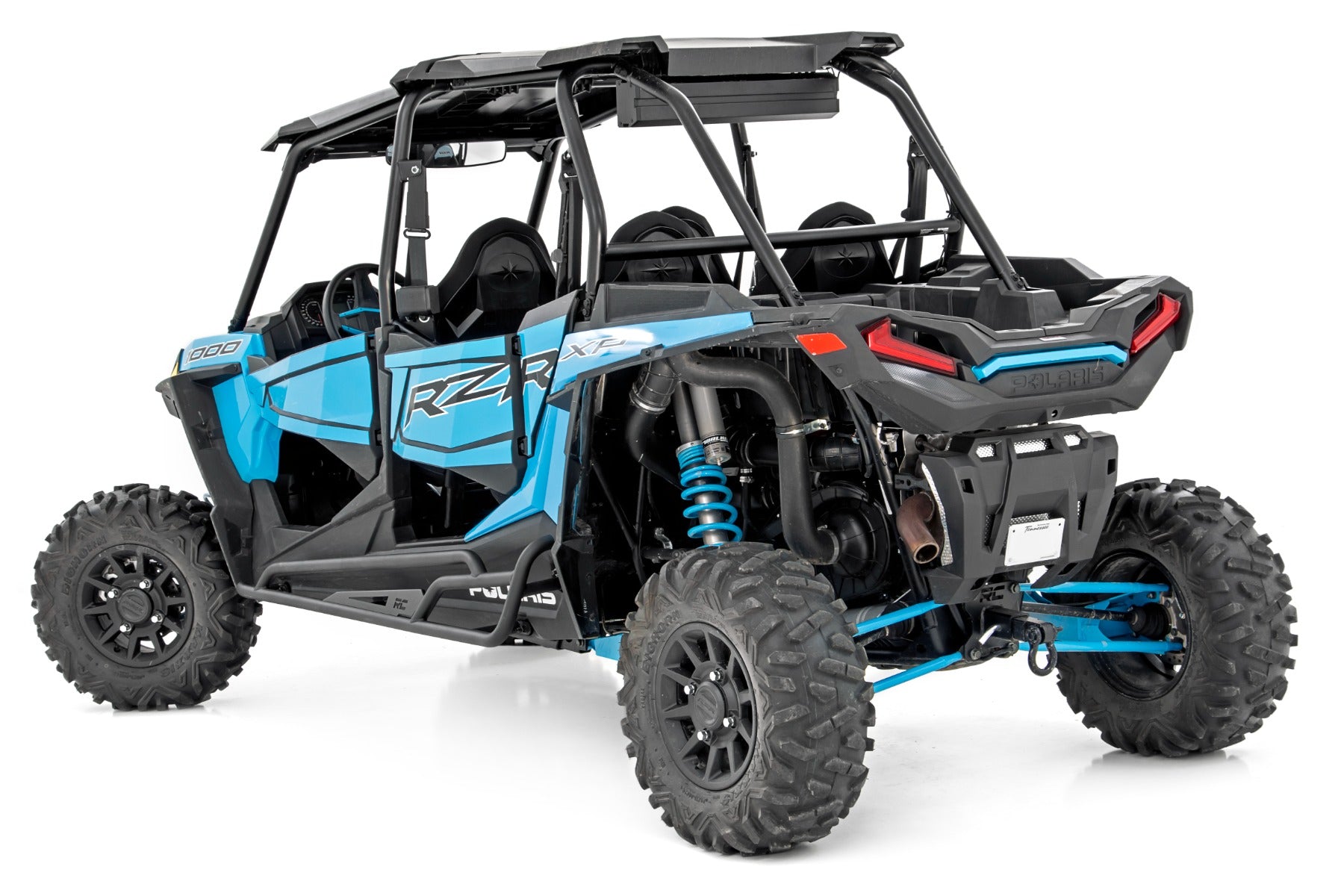 Rough Country Rock Slider Kit 4 Seater 14-22 Polaris RZR XP 1000/18-22 RZR XP Turbo S Rough Country