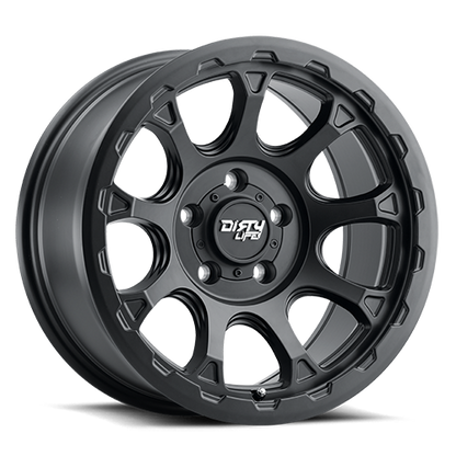 Drifter 9307 Matte Gold 17X8.5 Dirty Life Race Wheels-2