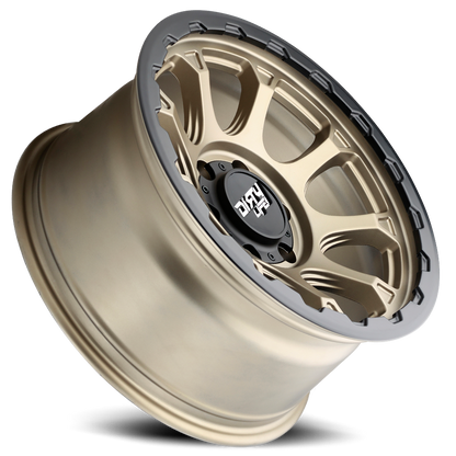 Drifter 9307 Matte Gold 17X8.5 Dirty Life Race Wheels-1