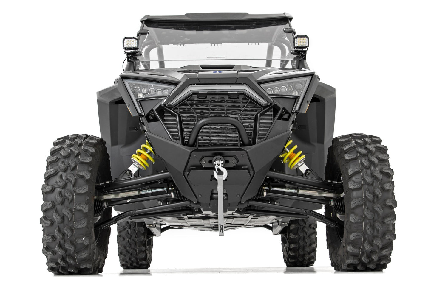 Rough Country Polaris Dual LED Cube Kit w/Black Series Flood LED's 20-21 Polaris RZR PRO XP Rough Country