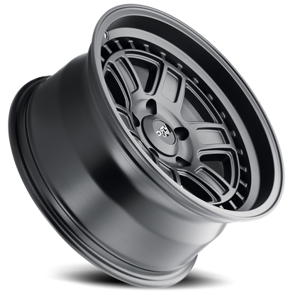 Cage 9308 Matte Black 17X8.5 Dirty Life Race Wheels-5