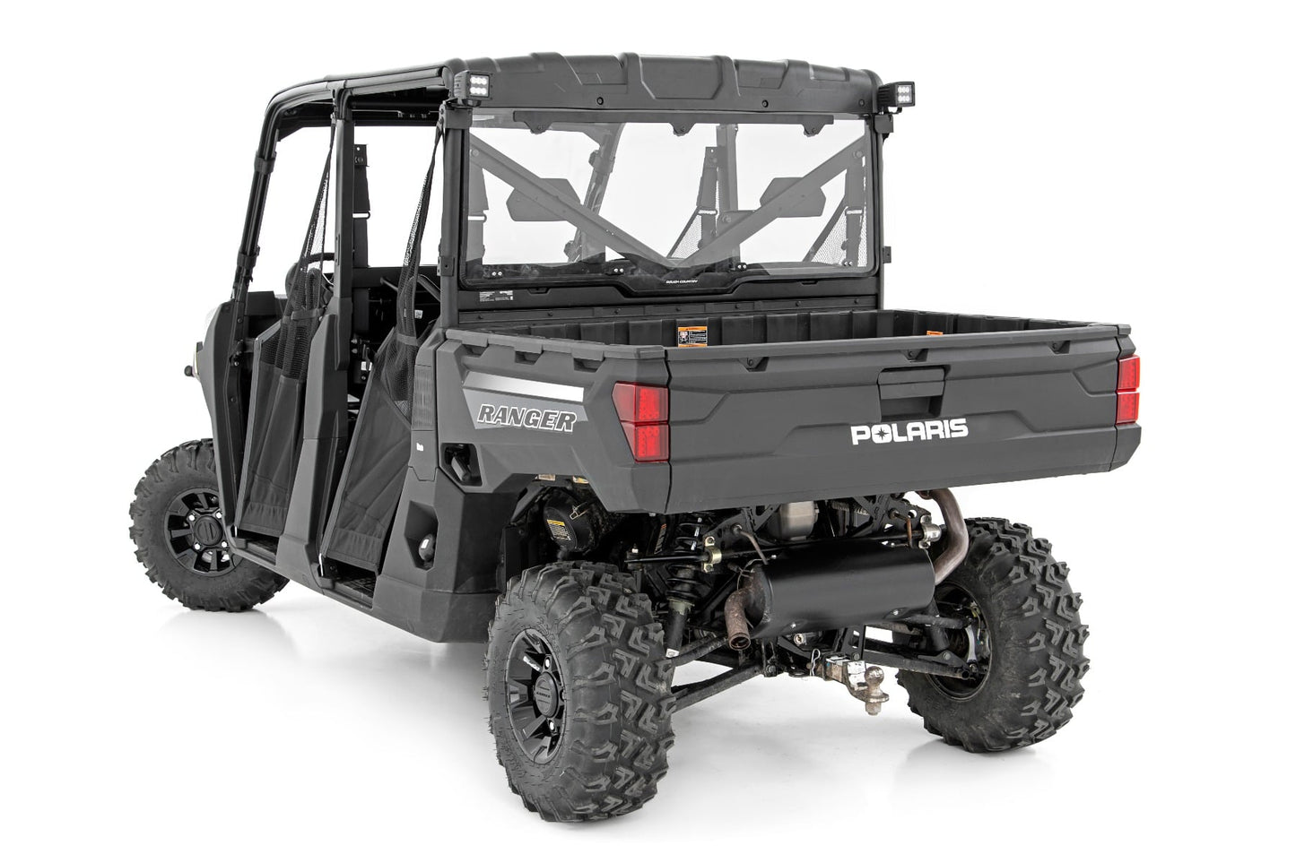 LED Light Kit Rear Mount 2 Inch Black Pair Spot Polaris Ranger XP 1000 Rough Country-5