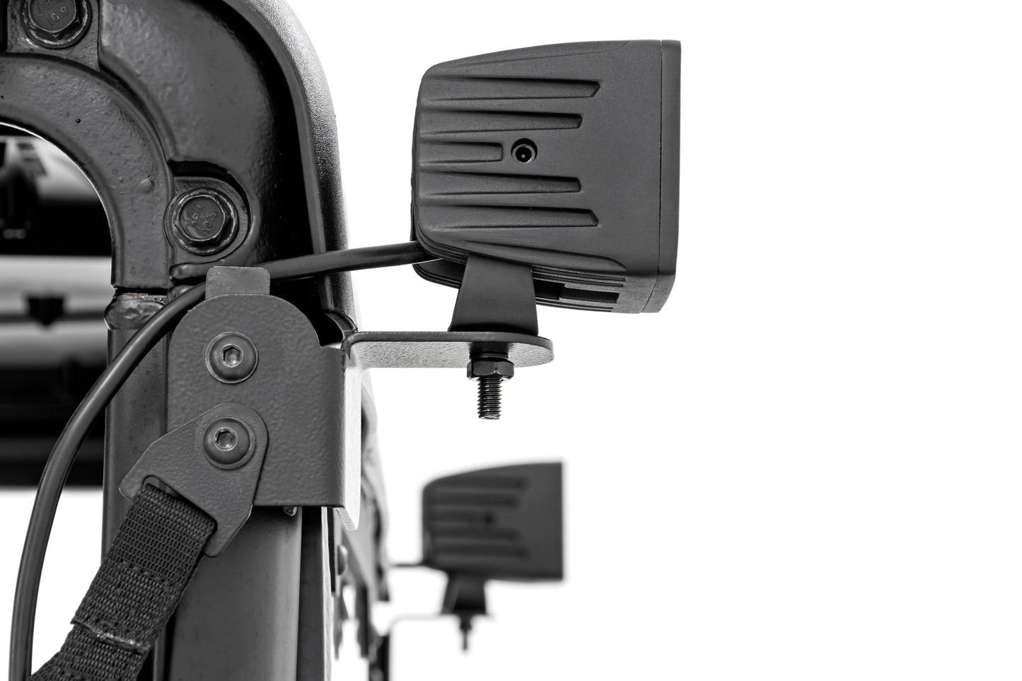 Rough Country Polaris Rear Facing 2-Inch Flood Black Series LED Kit 19-21 Polaris Ranger Rough Country