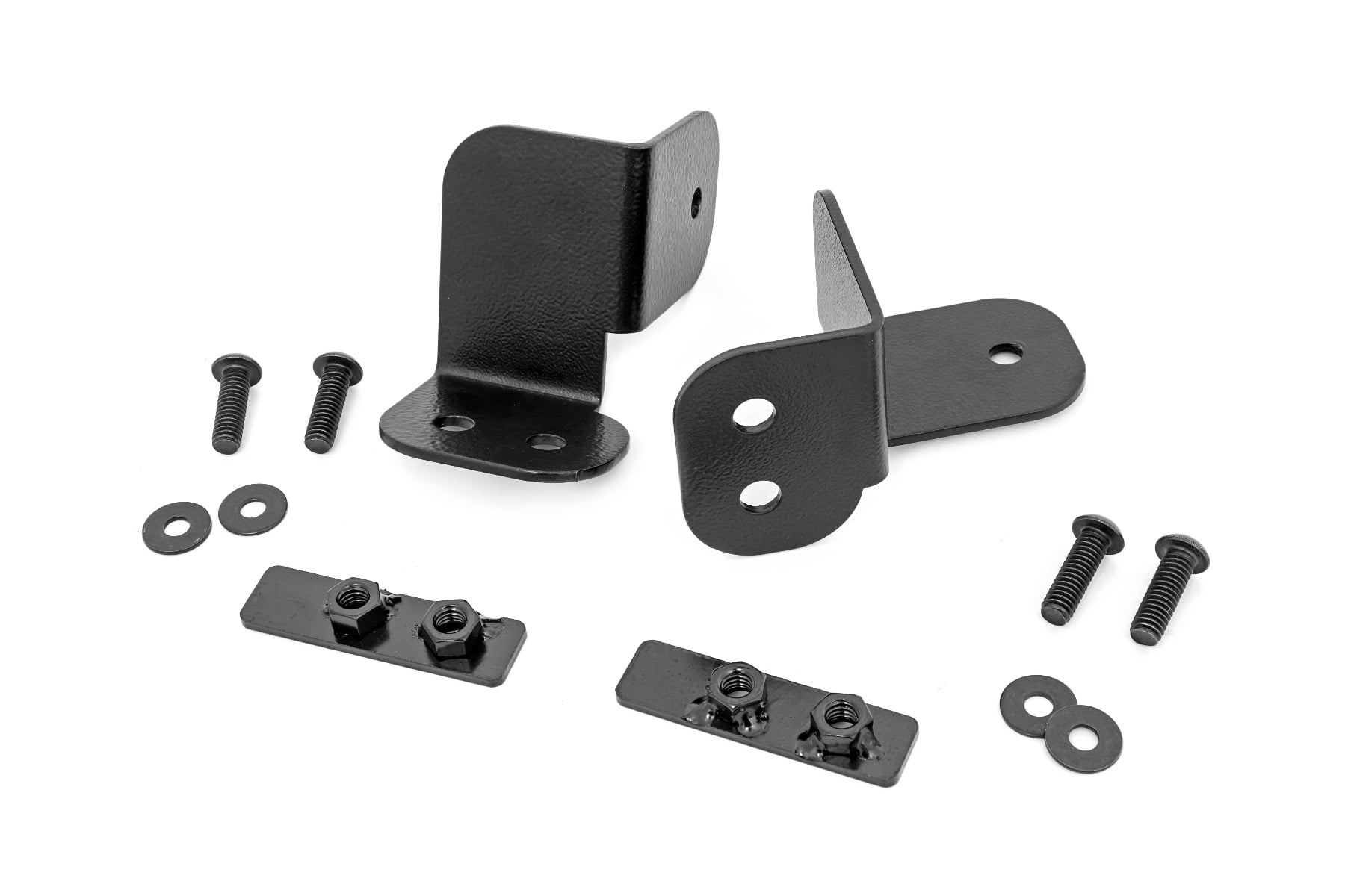 LED Light Kit Rear Mount 2 Inch Black Pair Flood Polaris Ranger XP 1000 Rough Country-3