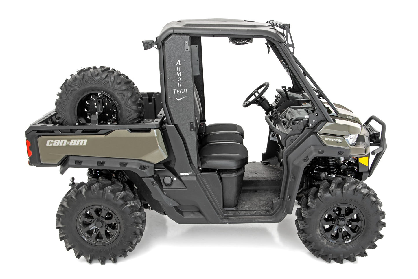 Spare Tire Carrier Bed Side Mount Multiple Makes & Models (Can-Am/Polaris) Rough Country-2