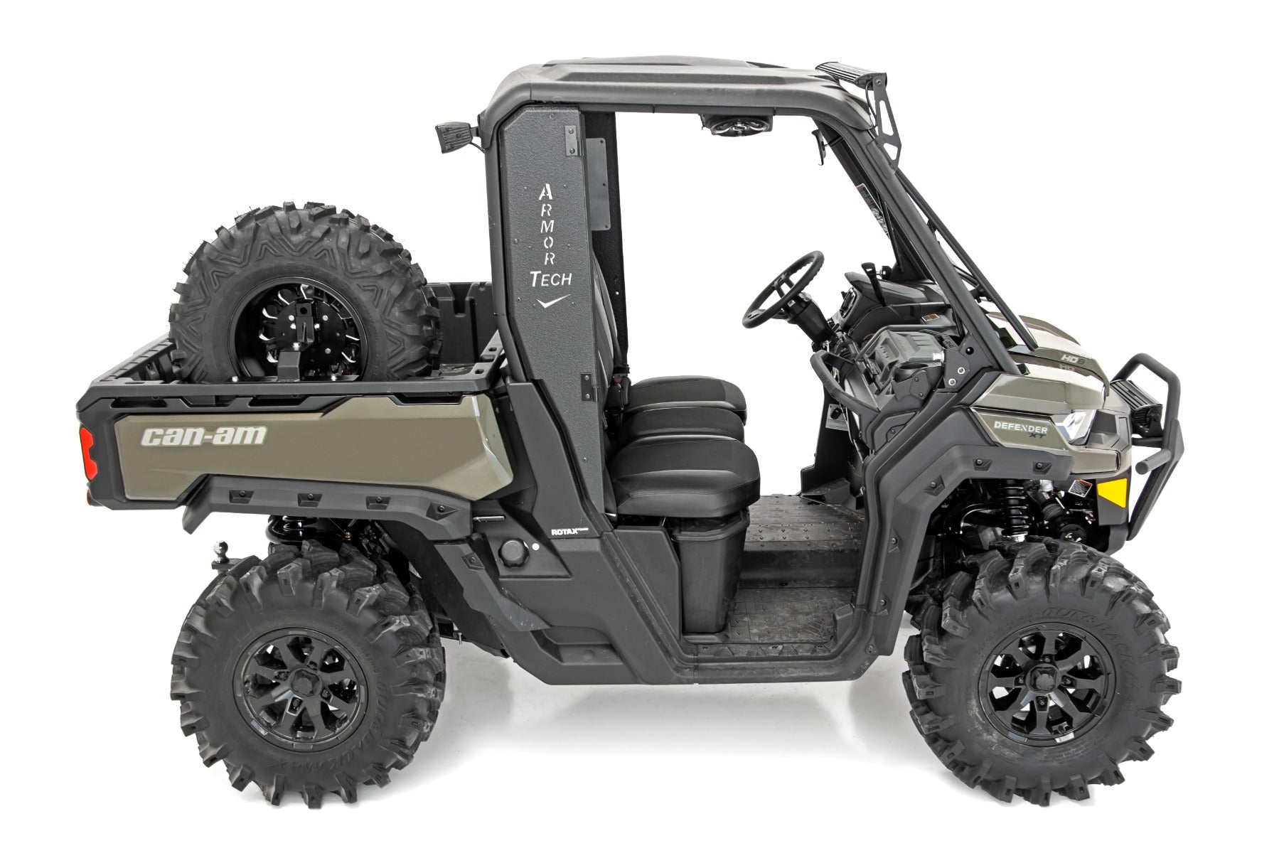 Spare Tire Carrier Bed Side Mount Multiple Makes & Models (Can-Am/Polaris) Rough Country-2
