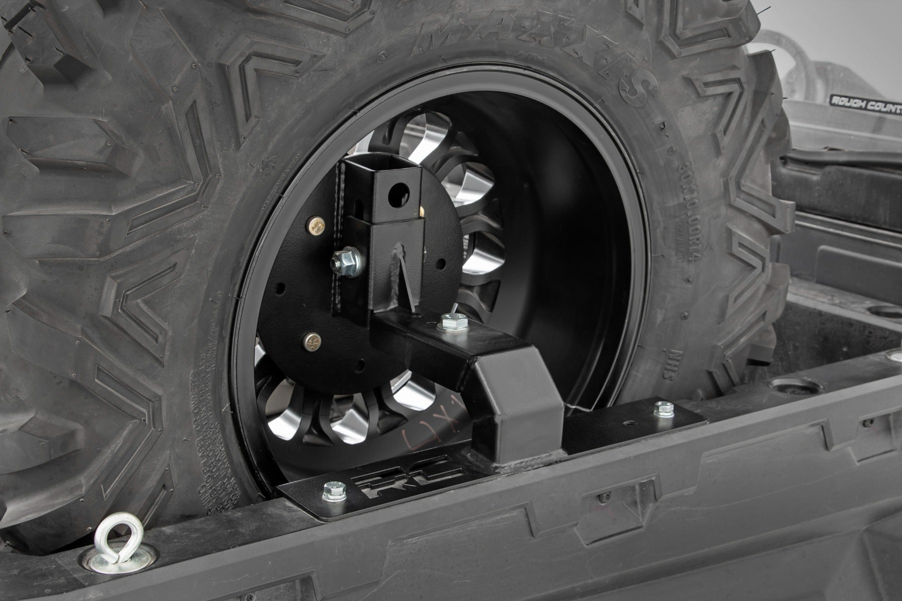 Spare Tire Carrier Bed Side Mount Multiple Makes & Models (Can-Am/Polaris) Rough Country-5