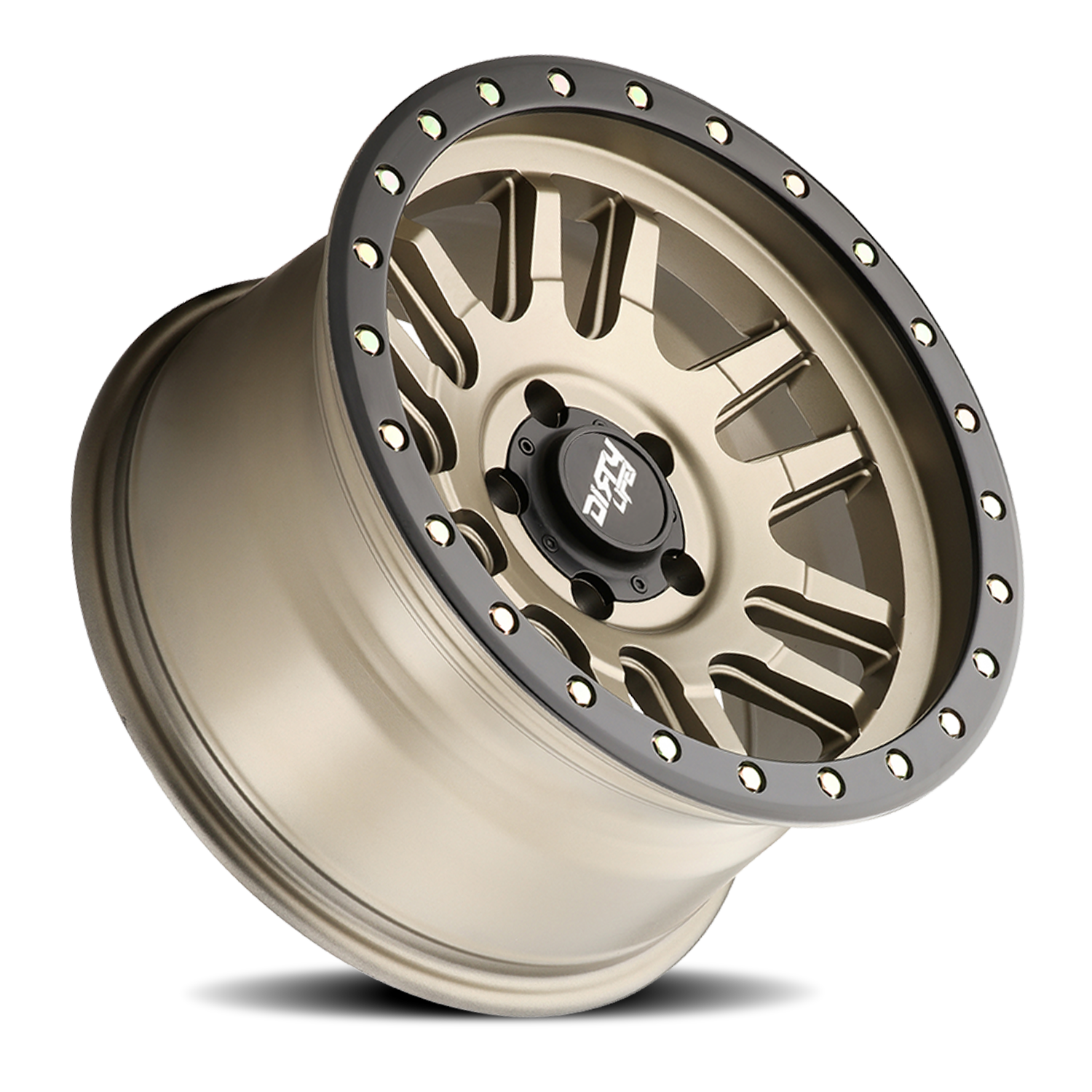 Canyon Pro 9309 Satin Gold 17X9 Dirty Life Race Wheels-9