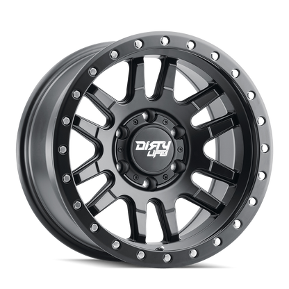 Canyon Pro 9309 Satin Black 17X9 Dirty Life Race Wheels