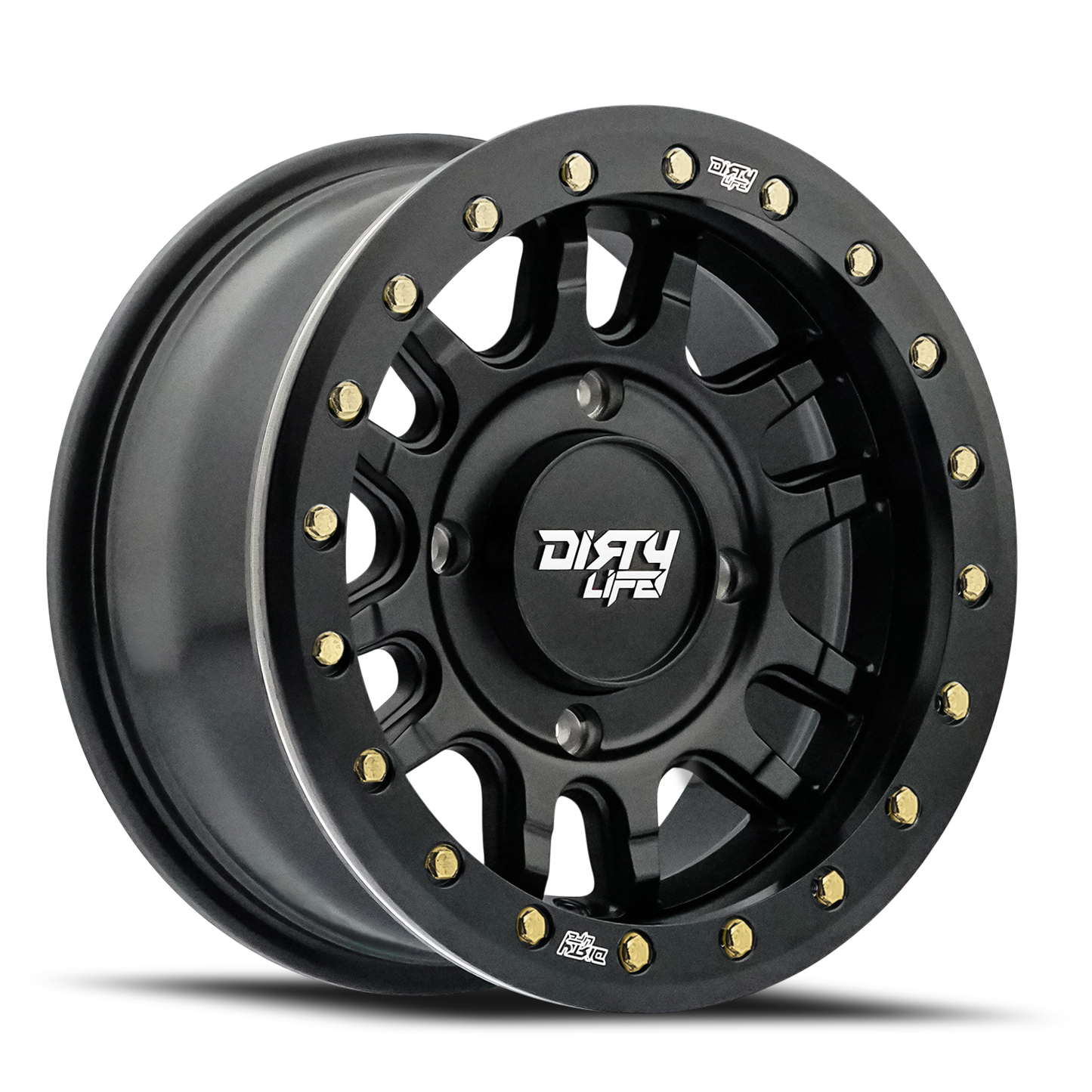 Canyon Pro Sxs 9309R Matte Black 15X7 Dirty Life Race Wheels-6