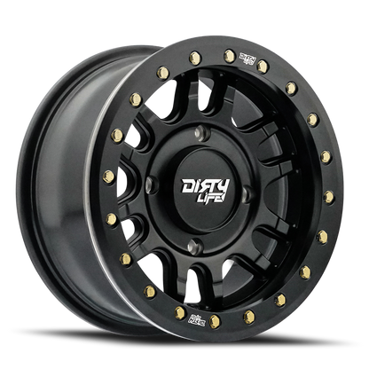 Canyon Pro Sxs 9309R Matte Black 15X7 Dirty Life Race Wheels-6