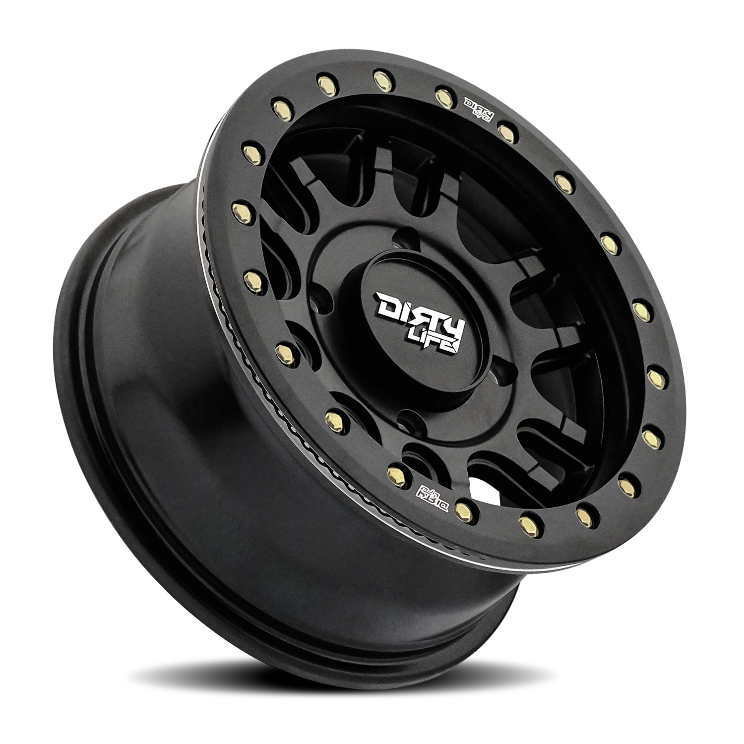 Canyon Pro Sxs 9309R Matte Black 15X7 Dirty Life Race Wheels-7